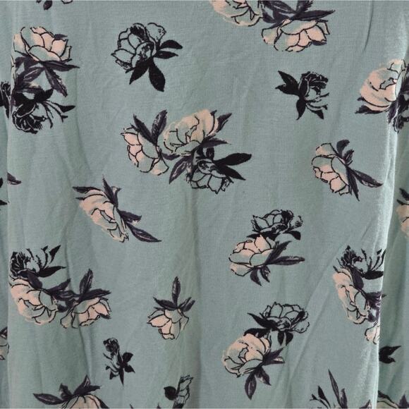 Torrid Mint Green Floral Super Soft Rose Crochet Strap Tank Top Plus Size 1X - Picture 8 of 10